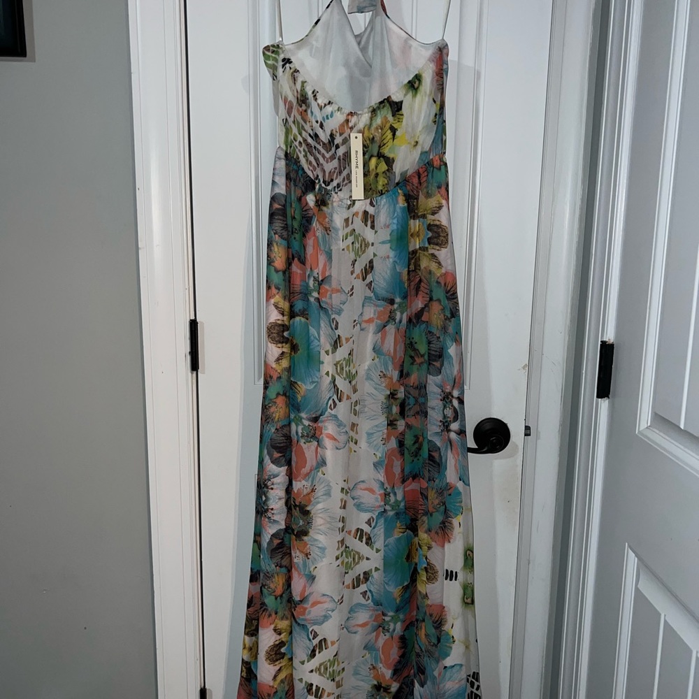 Beautiful halter maxi dress.